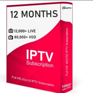 12-Month IPTV Subscription